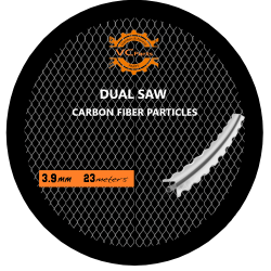 Μισινέζα Τετράγωνη Ανθρακόνημα 3.9mm Visco