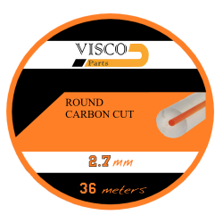 Μισινέζα Στρόγγυλη Ανθρακόνημα 2.7mm Visco