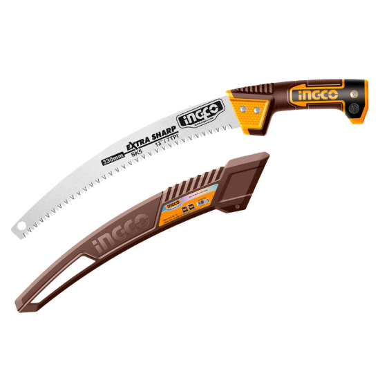 Πριόνι Κλαδέματος Καμπυλωτό Με Θήκη InGCO 