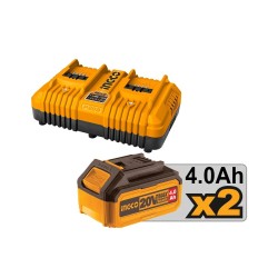 Αλυσοπρίονο 16" Μπαταρίας 40V InGCO Set