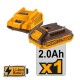 Ψεκαστήρας Πλάτης Μπαταρίας 20V 16lt InGCO Set