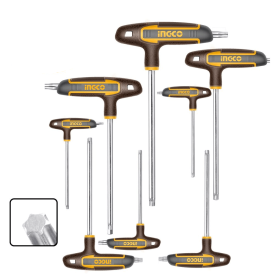 Κλειδιά Ταφ Torx Set InGCO 