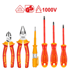 Εργαλεία Χειρός Ηλεκτρολόγου VDE Set InGCO 