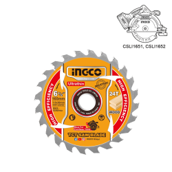 Δίσκος Κοπής Ξύλου 165mm InGCO