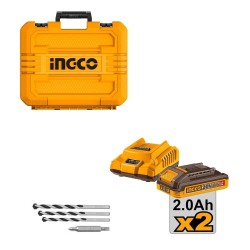 Κρουστικό Δραπανοκατσάβιδο 55Nm Μπαταρίας 20V InGCO Set