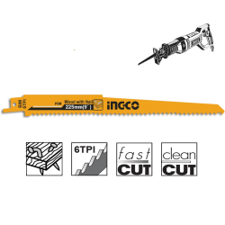 Λάμα Σπαθοσέγας Ξύλου-Καρφιών 225mm InGCO