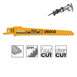 Λάμα Σπαθοσέγας Ξύλου 150mm InGCO