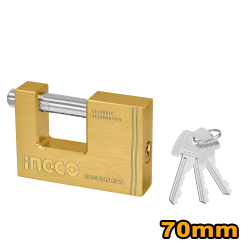Λουκέτο-Κλειδαριά Τάκος 70mm InGCO