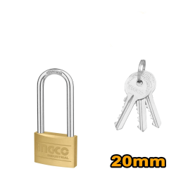 Λουκέτο-Κλειδαριά Μακρύλαιμη 20mm InGCO 