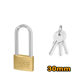 Λουκέτο-Κλειδαριά Μακρύλαιμη 30mm InGCO 