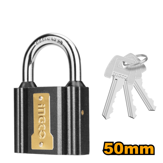 Λουκέτο-Κλειδαριά Σιδήρου 50mm InGCO 
