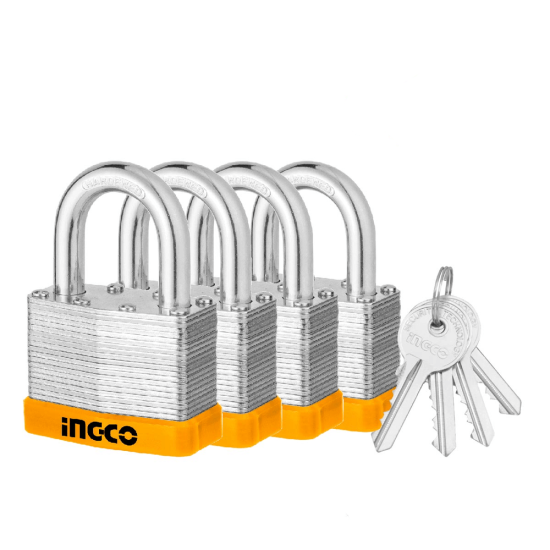 Λουκέτο-Κλειδαριά Ατσάλινη Set 40mm InGCO