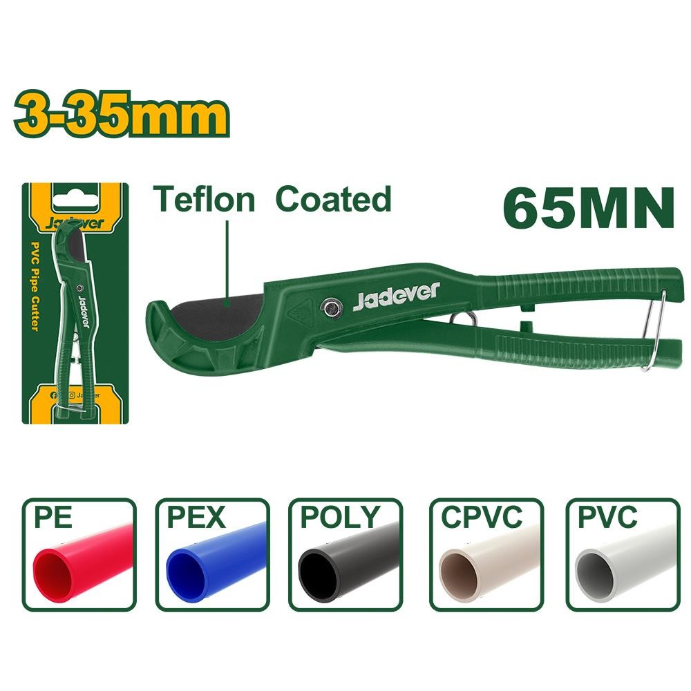 Κόφτης Σωληνών PVC 3-35mm Jadever