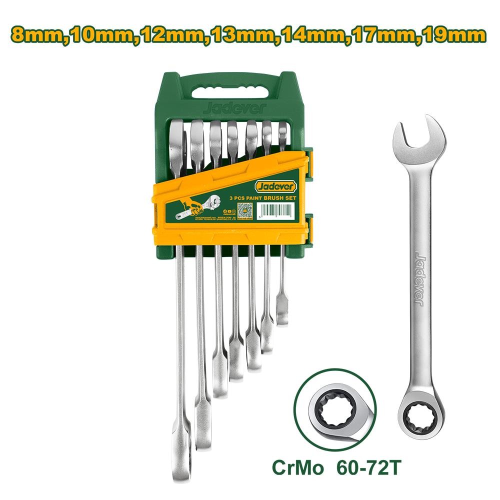 Κλειδιά Γερμανοπολύγωνα Καστάνιας Set 8-19mm Jadever