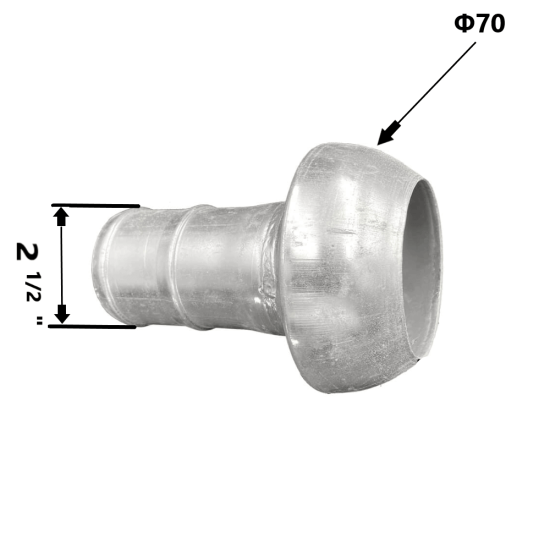 Ταχυσύνδεσμος Perrot Αρσενικός Φ70x2 1/2" Μάνικα