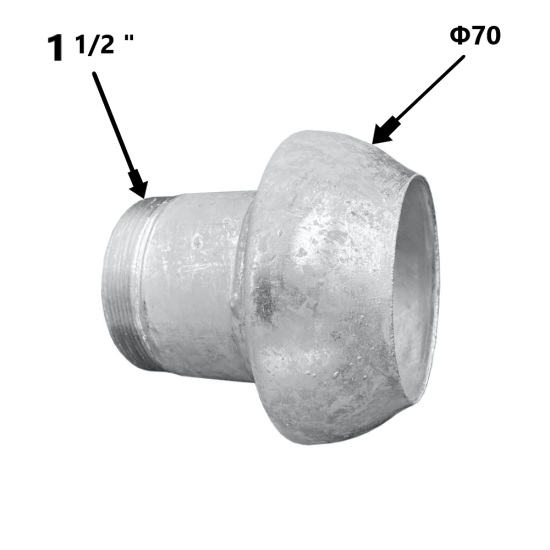 Ταχυσύνδεσμος Perrot Αρσενικός Φ70x1 1/2" Αρσενικό Πάσο