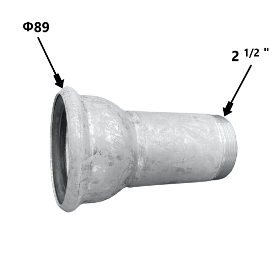 Ταχυσύνδεσμος Perrot Θηλυκός Φ89x2 1/2" Αρσενικό Πάσο