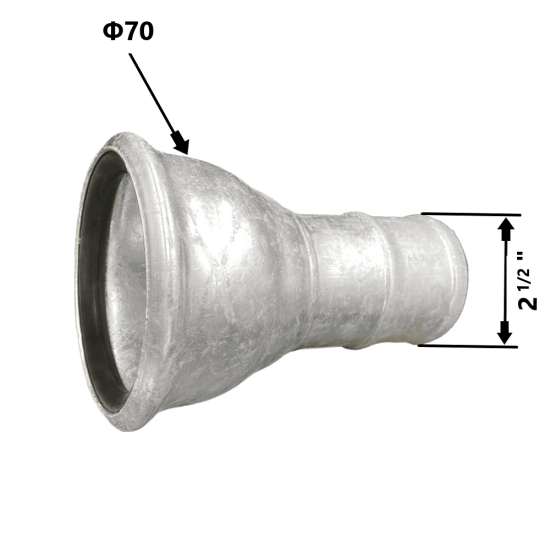 Ταχυσύνδεσμος Perrot Θηλυκός Φ70x2 1/2" Μάνικα