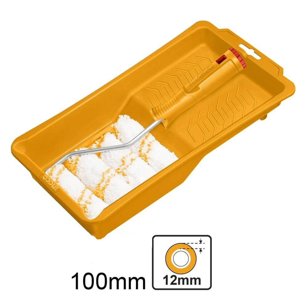 Ρολό Βαφής 100mm Set InGCO