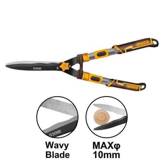 Εργαλείο Χειρός InGCO - Ψαλίδα Θάμνων & Χλόης Με Τηλεσκοπικές Λαβές