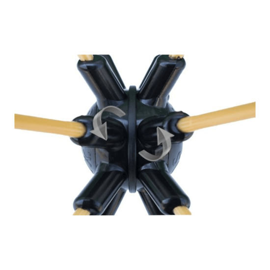 Ελαιοραβδιστικό 12V - Αχινός 2.90m Ανθρακόνημα