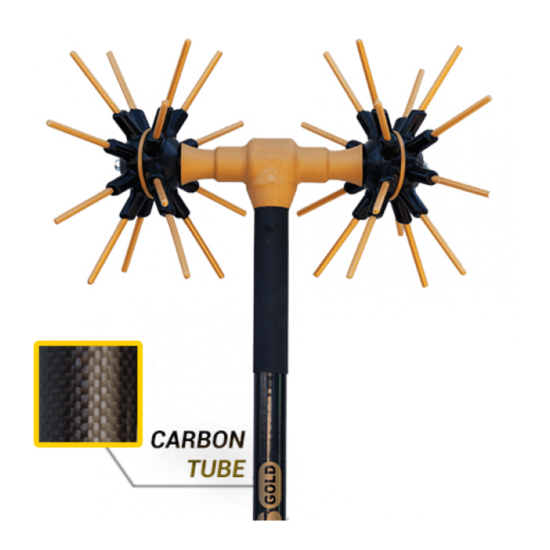 Ελαιοραβδιστικό 12V - Αχινός 2.90m Ανθρακόνημα