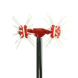 Ελαιοραβδιστικό 12V - Αχινός 2.60m Ανθρακόνημα