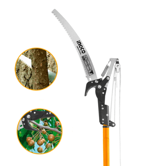 Εργαλείο Χειρός InGCO - Πριόνι & Ψαλίδι Κλαδέματος Τηλεσκοπικό 14"