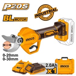 Ψαλίδι Κλαδέματος Μπαταρίας 20V InGCO Set