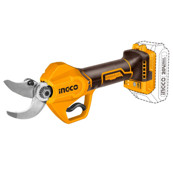 Ψαλίδι Κλαδέματος Μπαταρίας 20V InGCO Set
